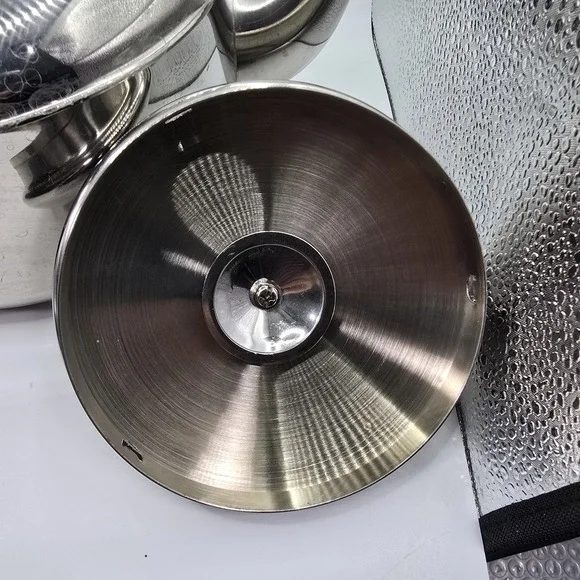 VTG Knapp Monarch Tea Pot Kettle Stainless Steel Vermont Country Store 3 Liter - Picture 7 of 10